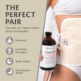 M3 Naturals faja en uso sobre abdomen demostrando ajuste cómodo