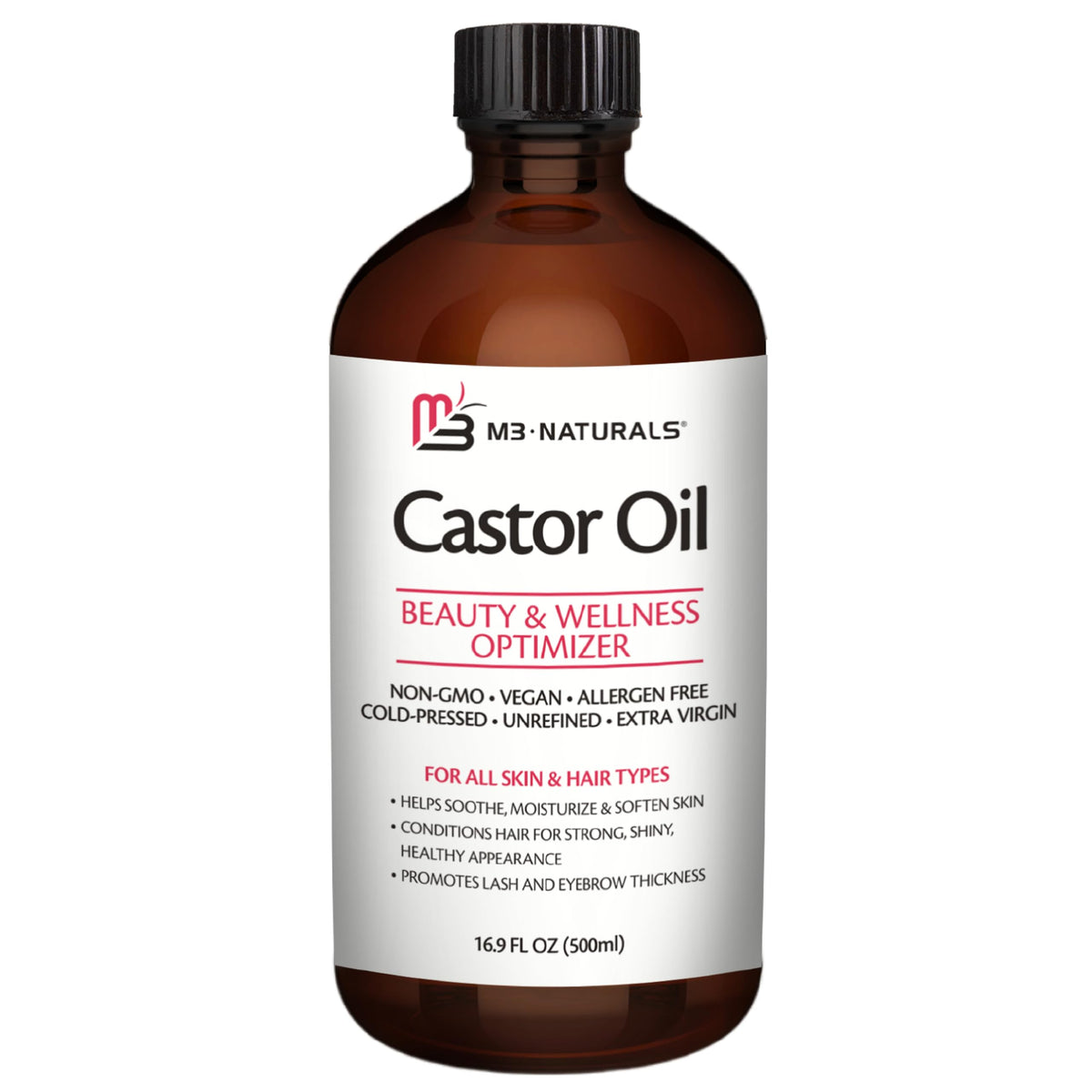 M3 Naturals frasco 500 ml frente muestra presentación y pureza