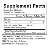 Maaoun presentación mostrando 300 softgels como suministro para 100 días