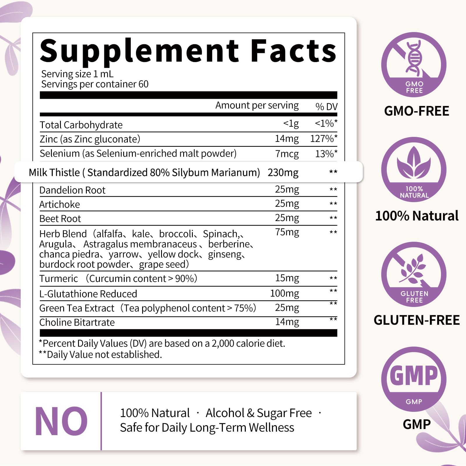 MABEFY etiqueta ampliada con lista de ingredientes y dosis