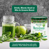 MacroLife Naturals en escena de desayuno saludable, integra el polvo en la rutina diaria
