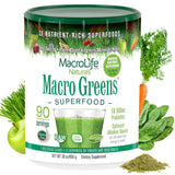 MacroLife Naturals frente del envase mostrando la marca y el tamaño 30 oz, confianza de calidad