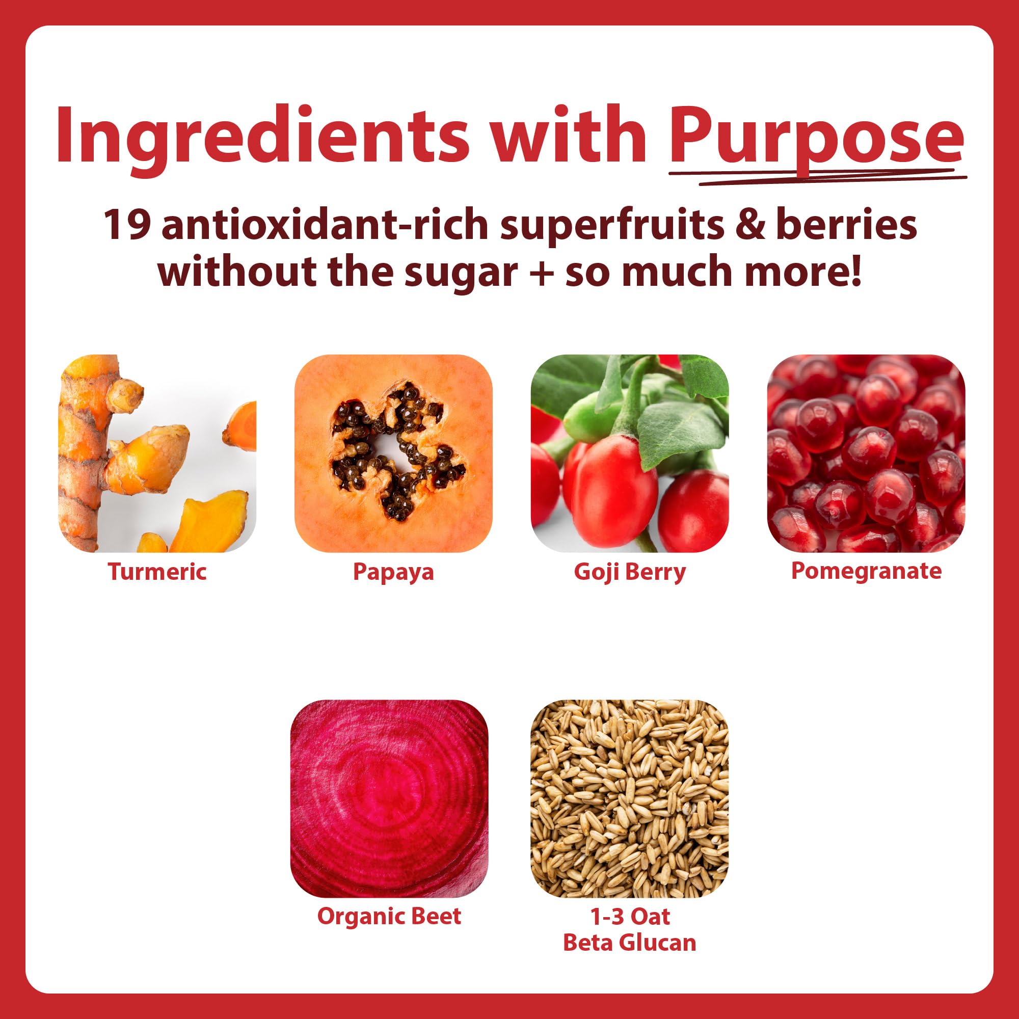 MacroLife Naturals polvo rojo textura cercana conserva enzimas y nutrientes