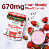 MacroLife Naturals polvo mezclado en batido favorece recuperación y sabor