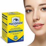 MacuShield caja abierta con cápsulas visible para visualizar contenido y suministro