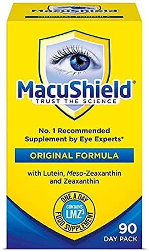 MacuShield primer plano de una cápsula destacando textura y formato absorbible