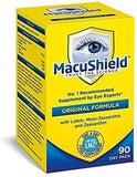 MacuShield cápsula en mano para comparar tamaño y facilidad de ingestión