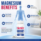 MAG-TAB SR etiqueta nutricional con información de magnesio elemental