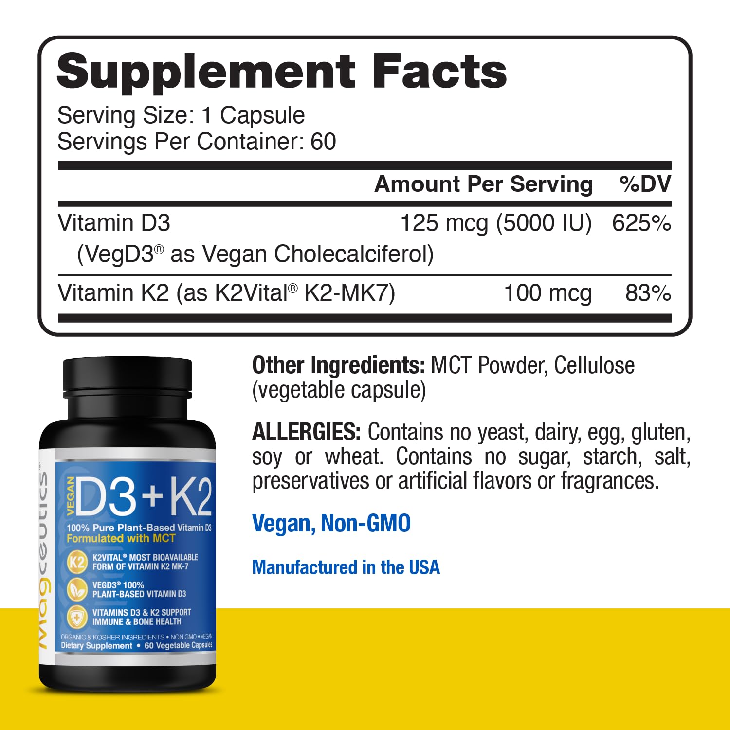 Magceutics primer plano del polvo MCT, digestión suave y absorción