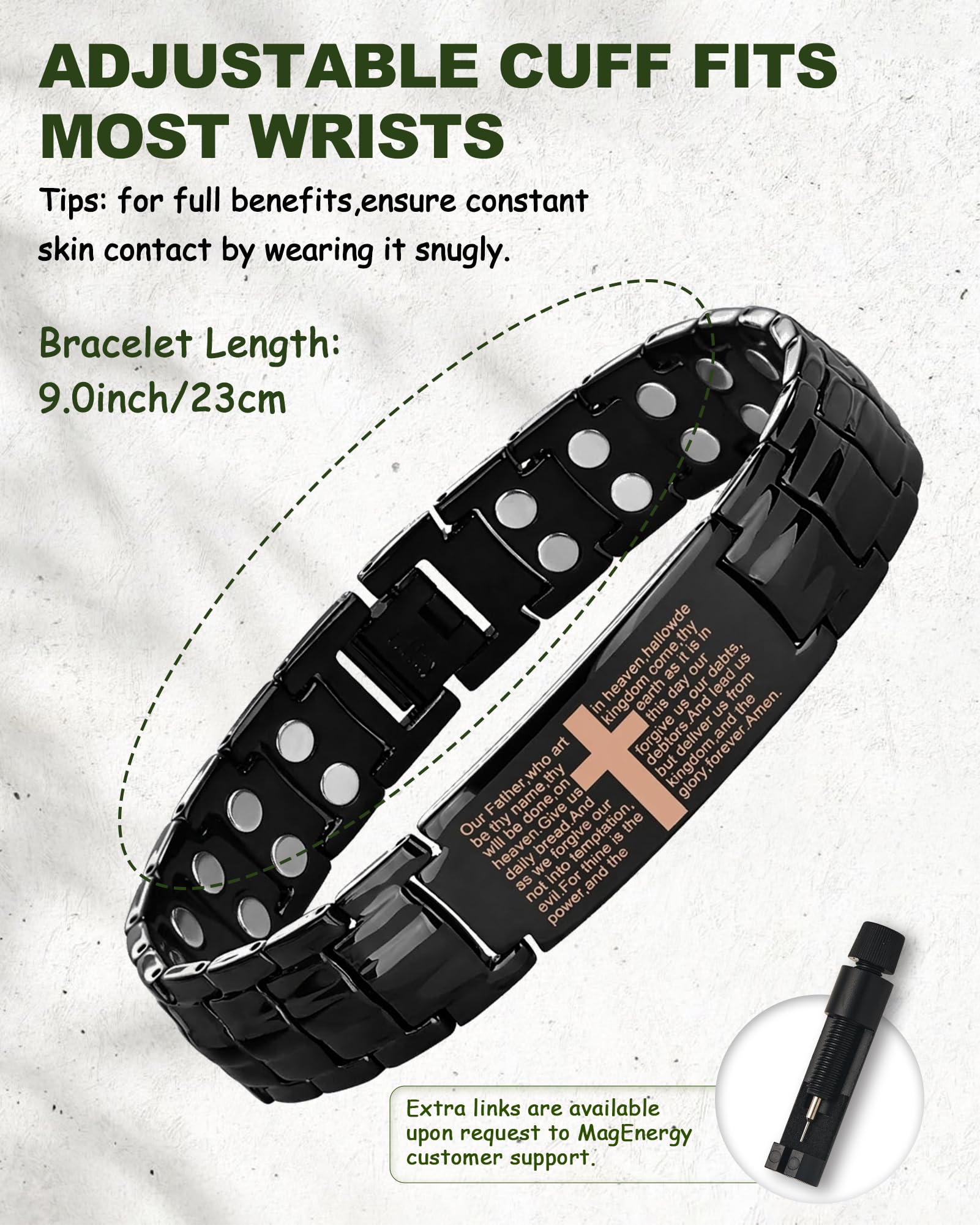 MagEnergy pulsera en estuche de regalo lista para entregar como presente