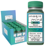 Magic Mind shot frontal del envase mostrando diseño y beneficio enfoque