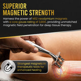 MagnetRX primer plano de imanes N52 incrustados que intensifican estimulación localizada