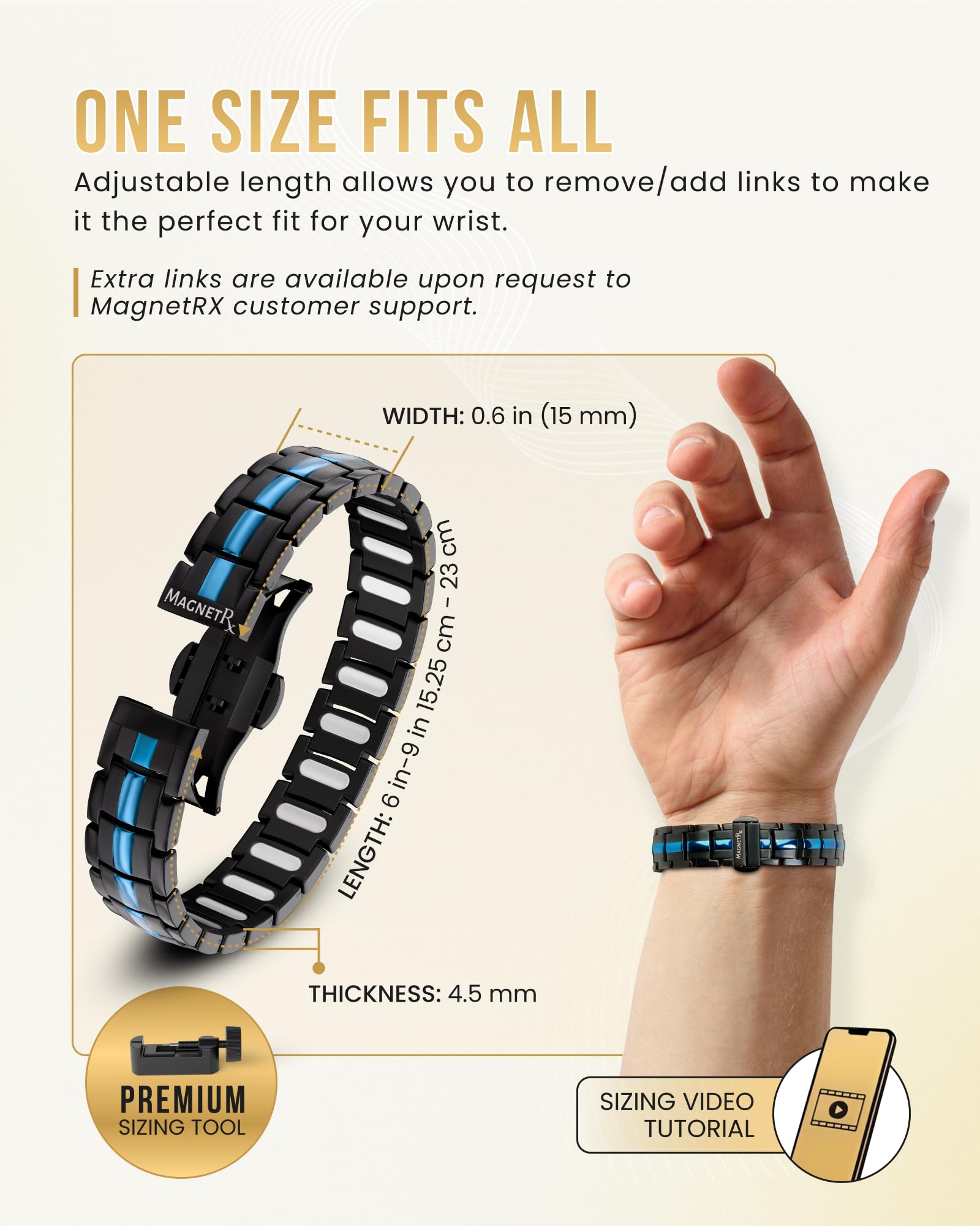 MagnetRX caja de regalo con interior que protege la pulsera