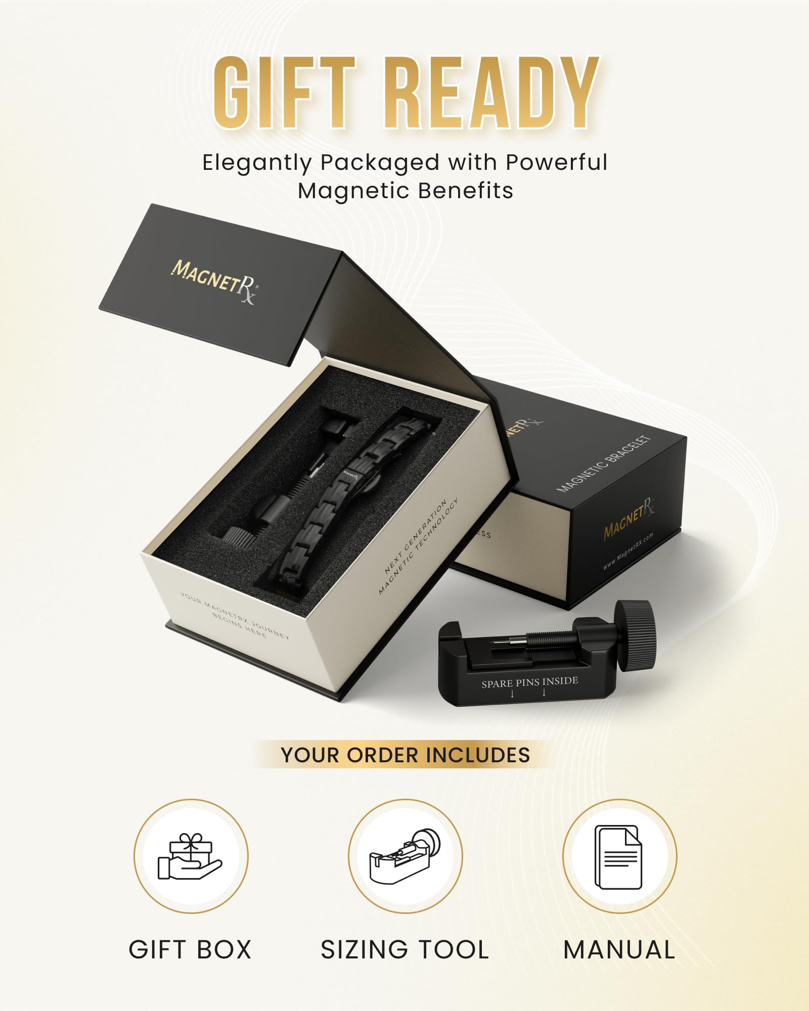 MagnetRX herramienta de ajuste y eslabones, personalización fácil