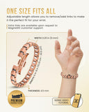 Pulsera MagnetRX EllipseMAX puesta en muñeca demostrando ajuste y estilo diario
