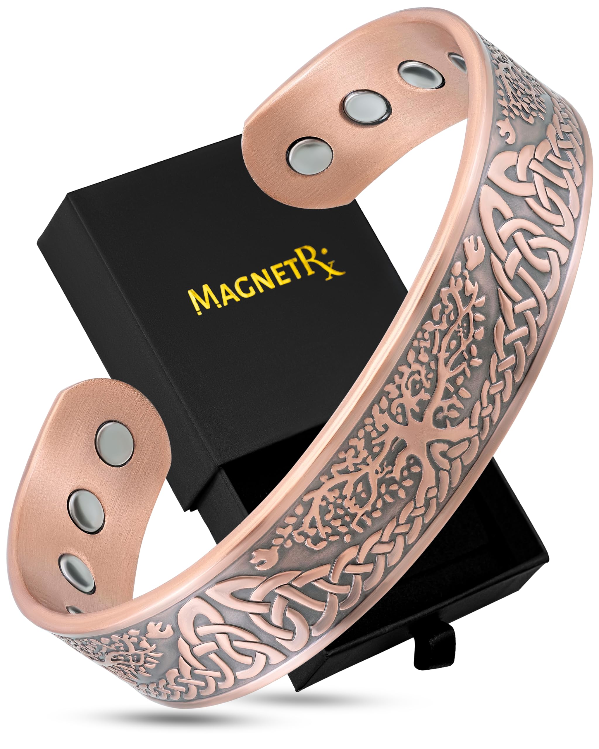 MagnetRX pulsera frente Irish Tree elegante y ajustable