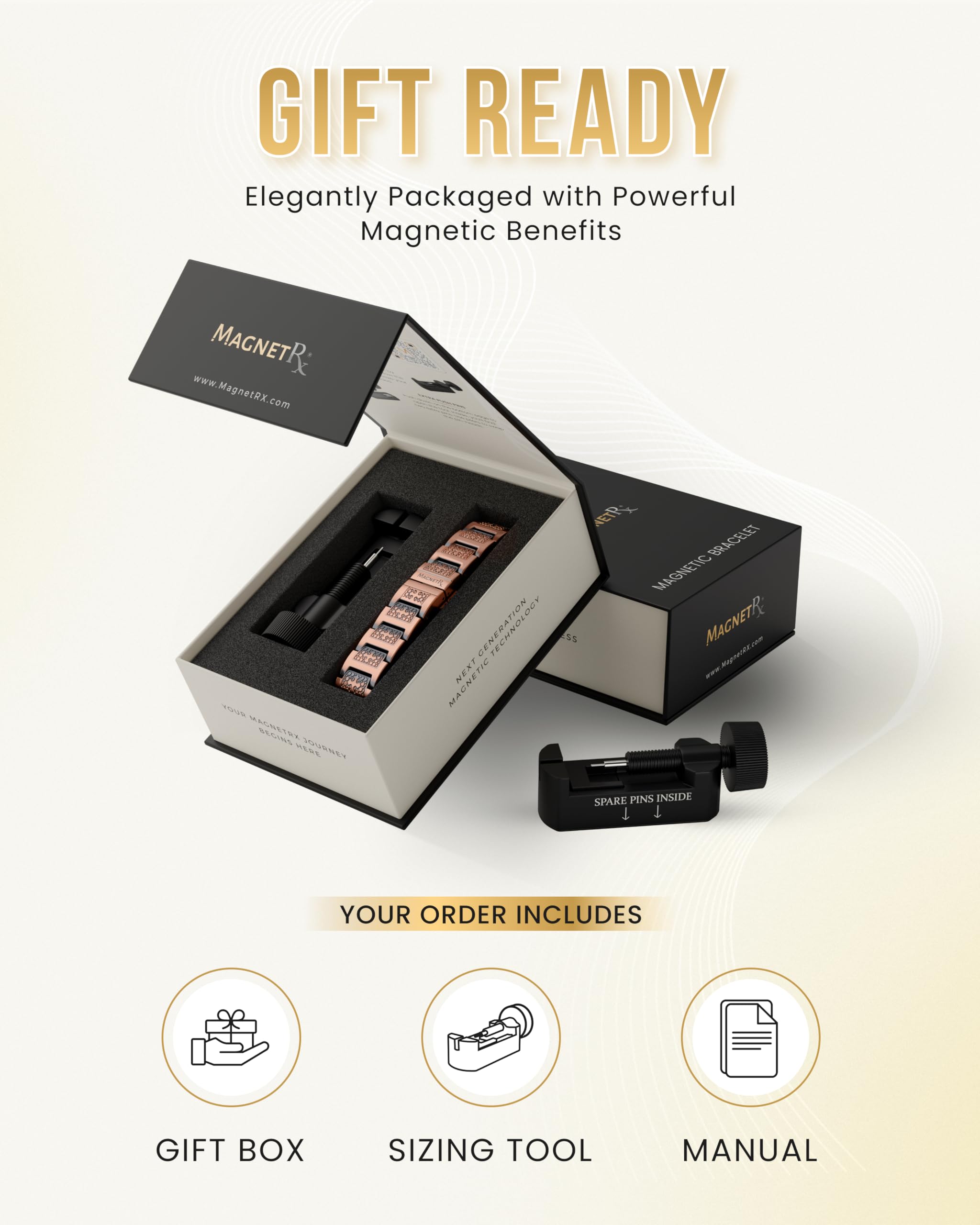 MagnetRX herramienta de ajuste y eslabones para personalizar la longitud