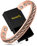MagnetRX pulsera frontal mostrando diseño elegante y cobre puro