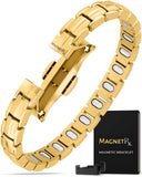 MagnetRX pulsera EllipseMAX frente en caja, presentación elegante y lista para regalo