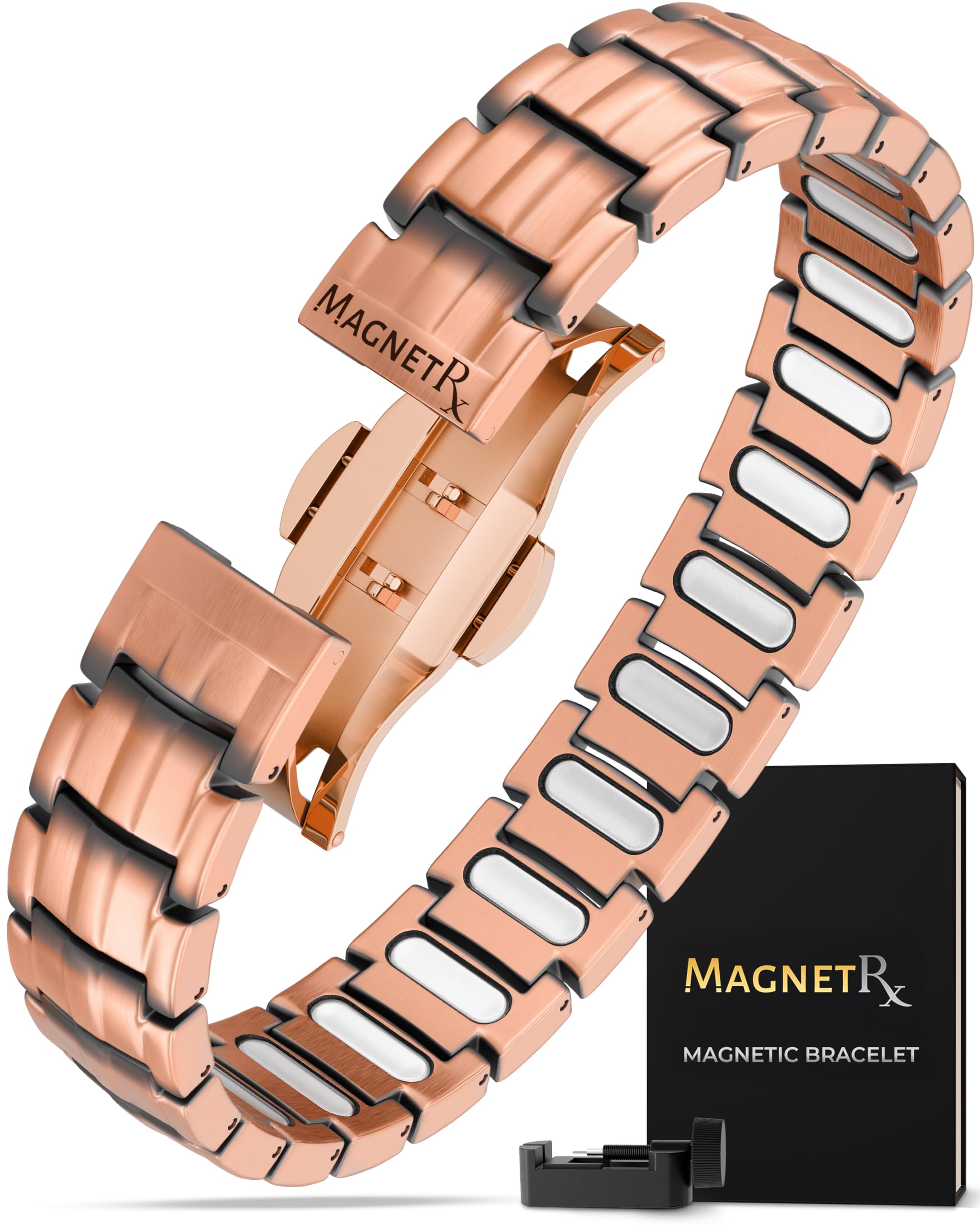 MagnetRX pulsera frontal mostrando acabado y diseño elegante