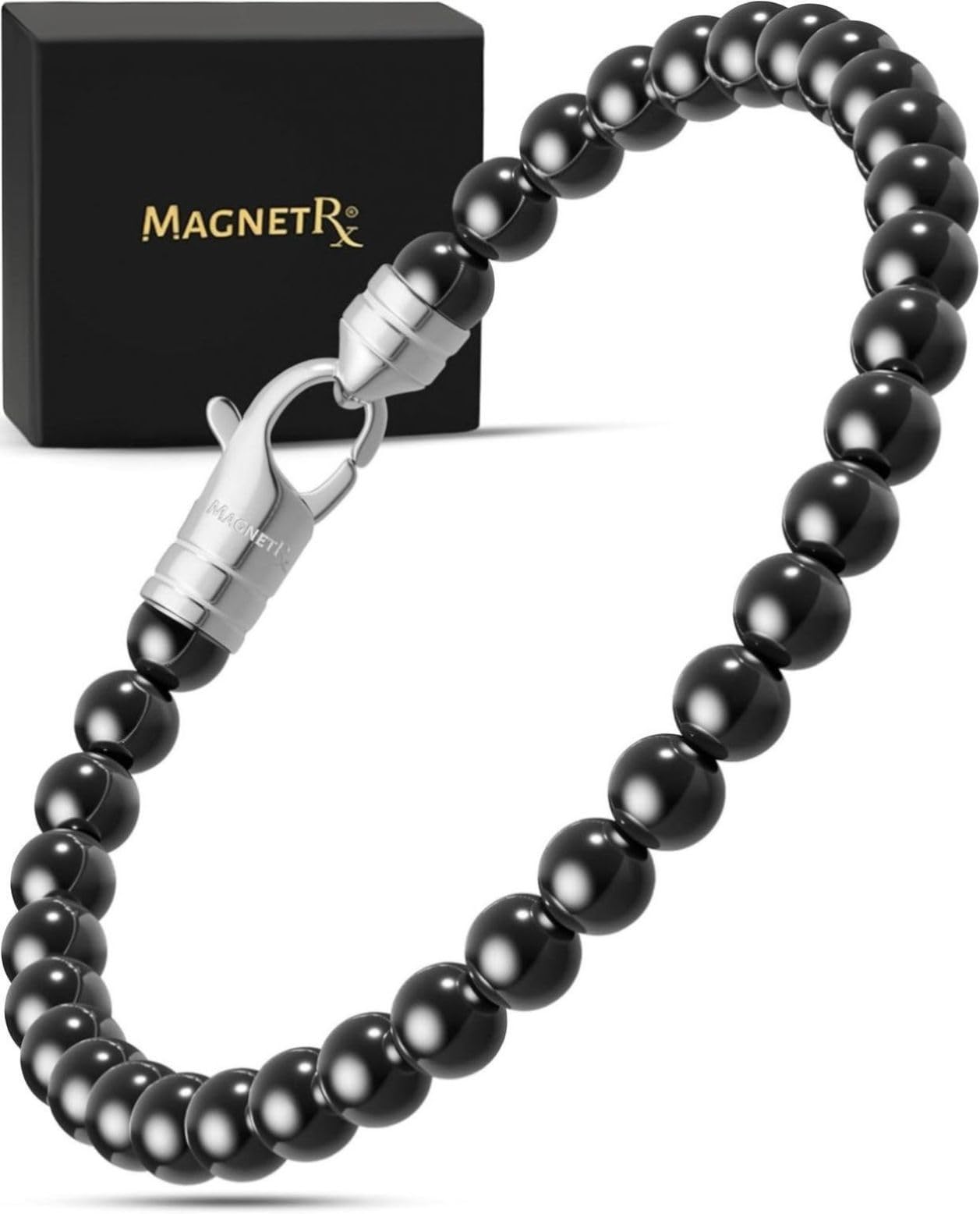 MagnetRX pulsera frontal mostrando diseño elegante y acabado duradero