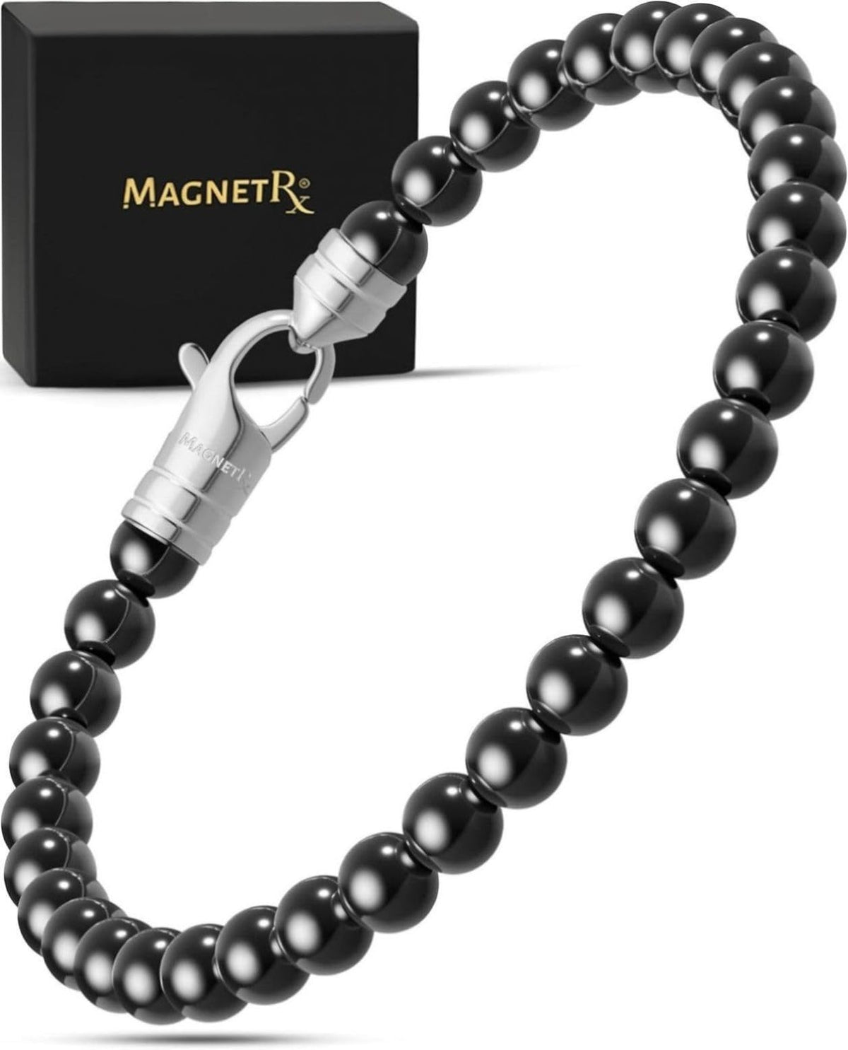 MagnetRX pulsera frontal mostrando diseño elegante y acabado duradero