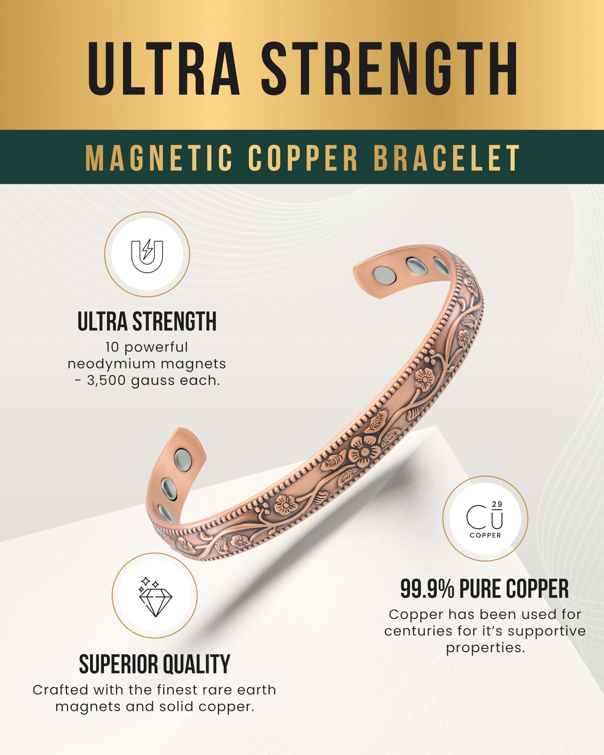 MagnetRX pulsera en muñeca de mujer mostrando ajuste y aspecto diario