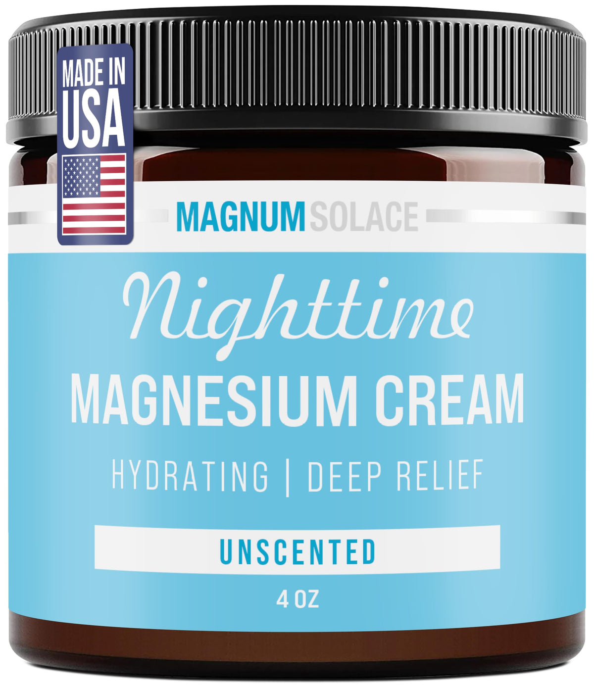 Magnum Solace frasco frontal mostrando el envase y concentración