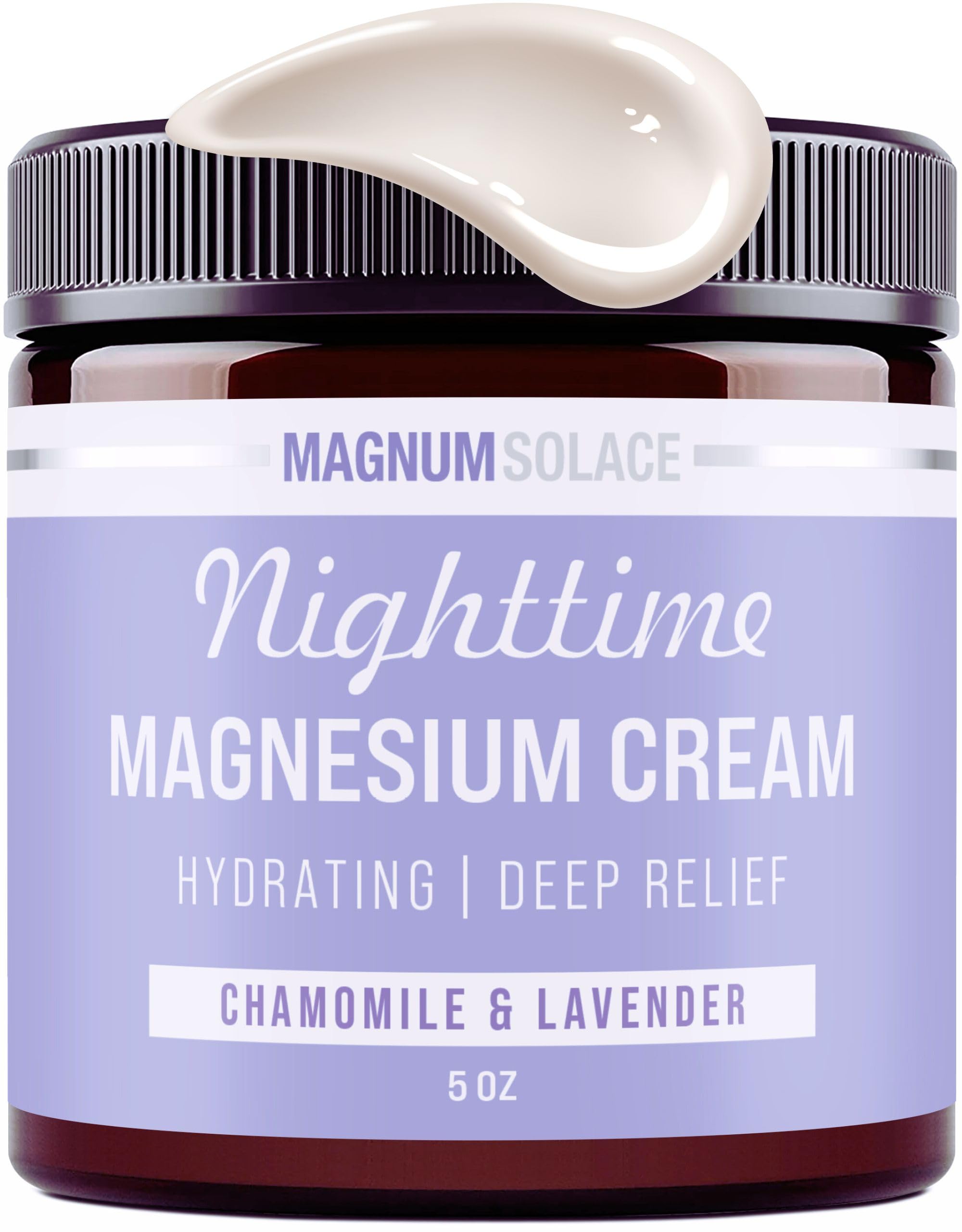 Magnum Solace frasco frontal mostrando la etiqueta y beneficio de concentración alta