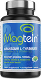 Magtein frente del envase mostrando diseño y cantidad de cápsulas, confianza de marca