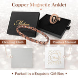 Mahnco caja de regalo presentando la tobillera como obsequio elegante