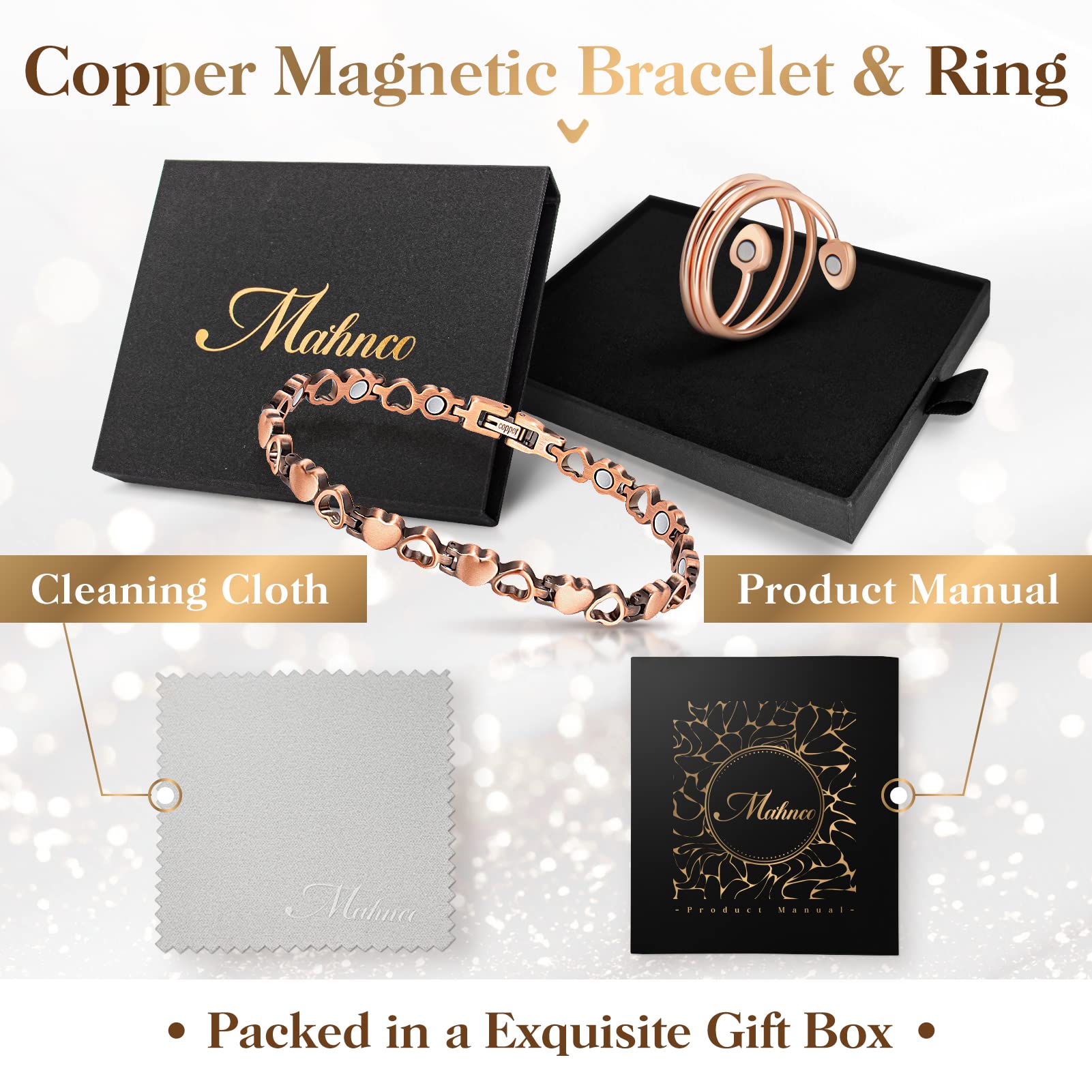 Mahnco caja de presentación ideal como regalo práctico y elegante