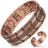 Mahnco pulsera frontal mostrando acabado y brillo duradero