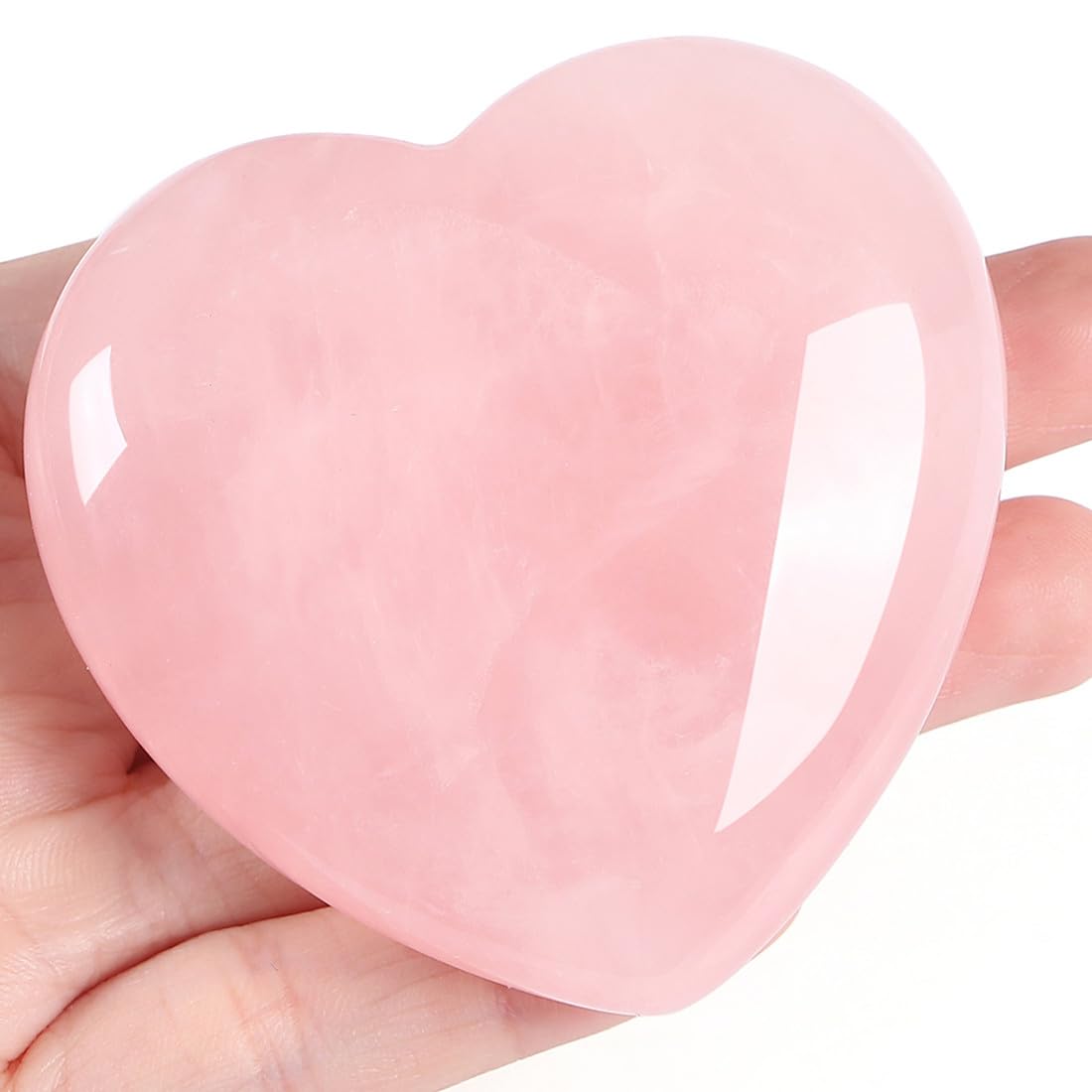 MAIBAOTA corazón frontal mostrando forma y pulido, ideal para regalo