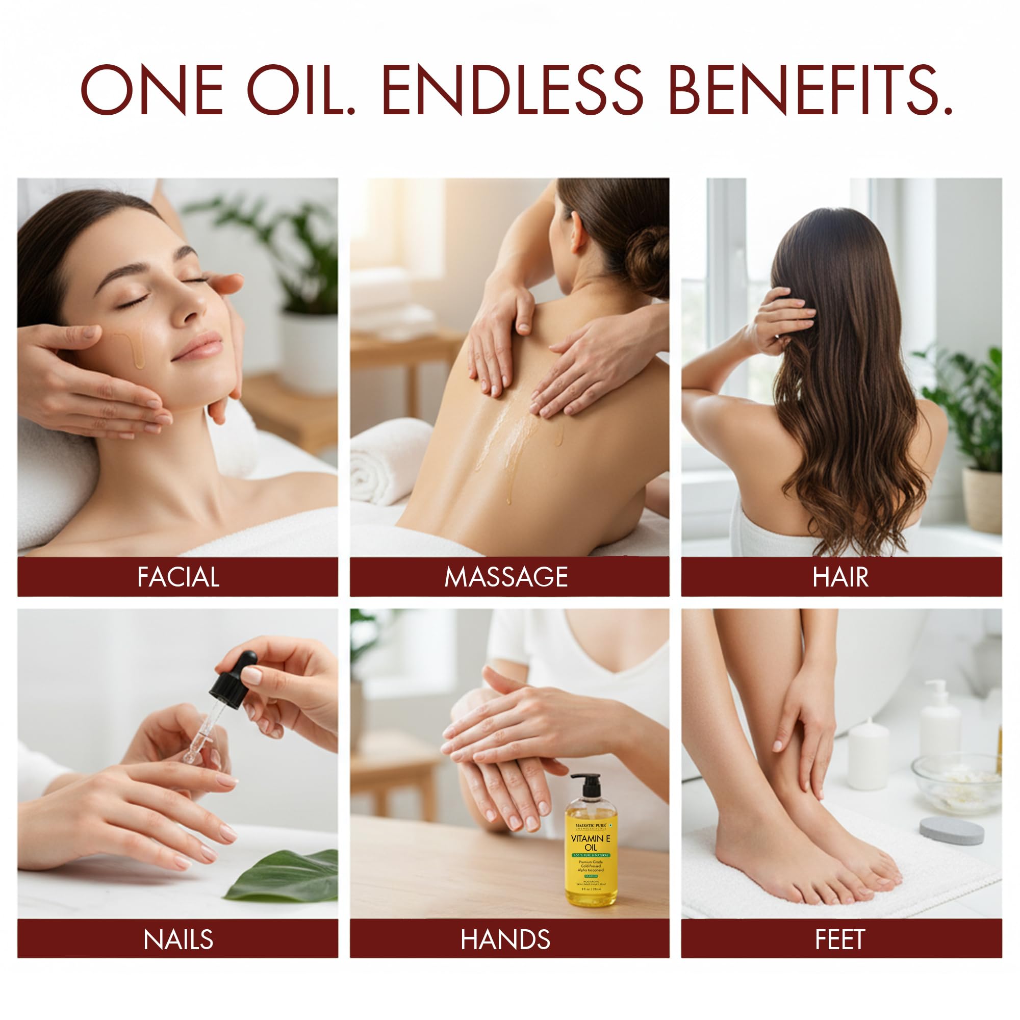 Majestic Pure aplicación facial con gotas para nutrir la piel