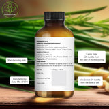Majestic Pure frasco en mano para comparar tamaño y capacidad