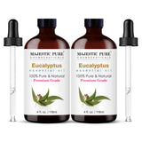 Majestic Pure frasco frontal mostrando etiqueta y beneficio de pureza