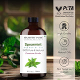 Majestic Pure frasco ámbar que protege el aceite de los rayos UV