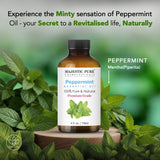 Majestic Pure aceite de menta en difusor encendido, aroma refrescante para espacios