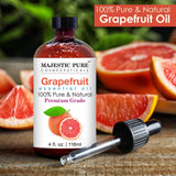 MAJESTIC PURE gota de aceite esencial de pomelo con brillo natural