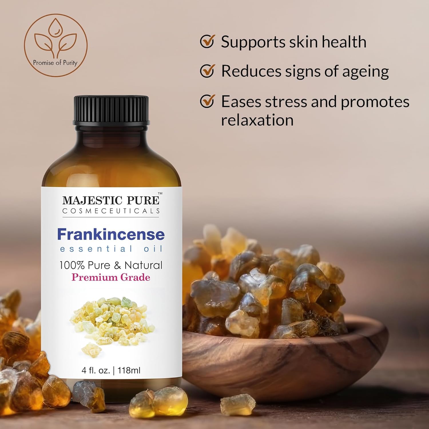 Majestic Pure aceite en difusor eléctrico liberando aroma controlado