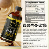 Maju Superfoods semillas de comino negro, materia prima natural auténtica