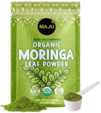 Maju Superfoods frente del empaque muestra pureza y formato de una libra