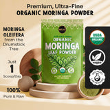 Maju Superfoods detalle de textura extra-fina para mezcla homogénea