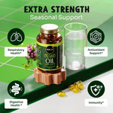 Maju Superfoods etiqueta del producto con lista de ingredientes y concentración