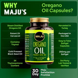 Maju Superfoods plantas de Origanum onites en montañas Taurus, origen trazable