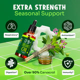 Maju Superfoods gotas de aceite mostrando textura y aspecto limpio