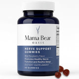 Mama Bear Oasis vista frontal del envase y beneficio conveniencia diaria