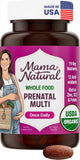 Mama Natural frontal del envase mostrando diseño y beneficios orgánicos