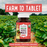 Mama Natural tableta vegana en primer plano que resalta formato de una al día